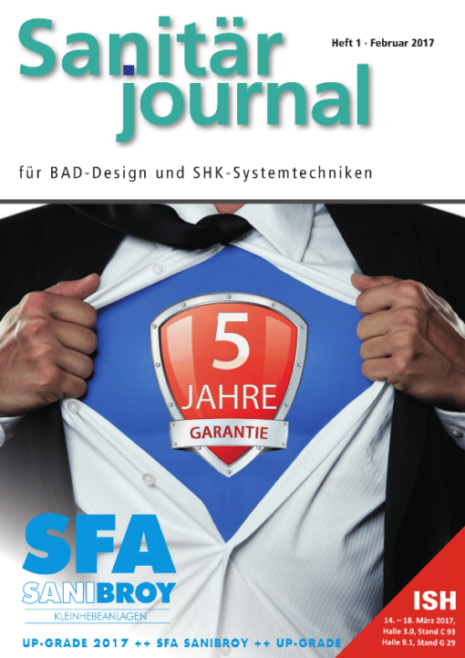 Cover SanitärJournal 2/2017