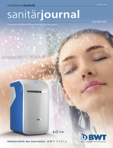 SanitärJournal Sonderheft Installationstechnik 2018