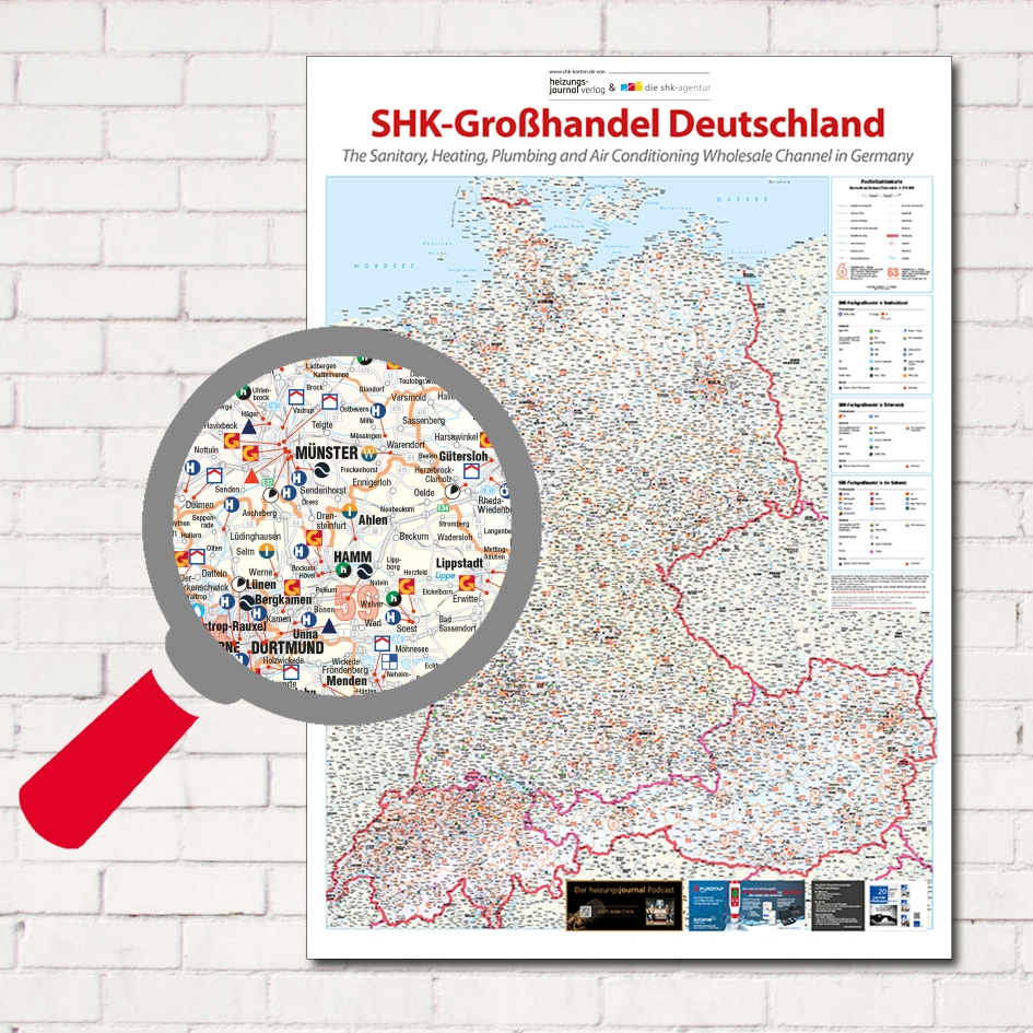 SHK ZIP Code Map D-A-CH - Image 2